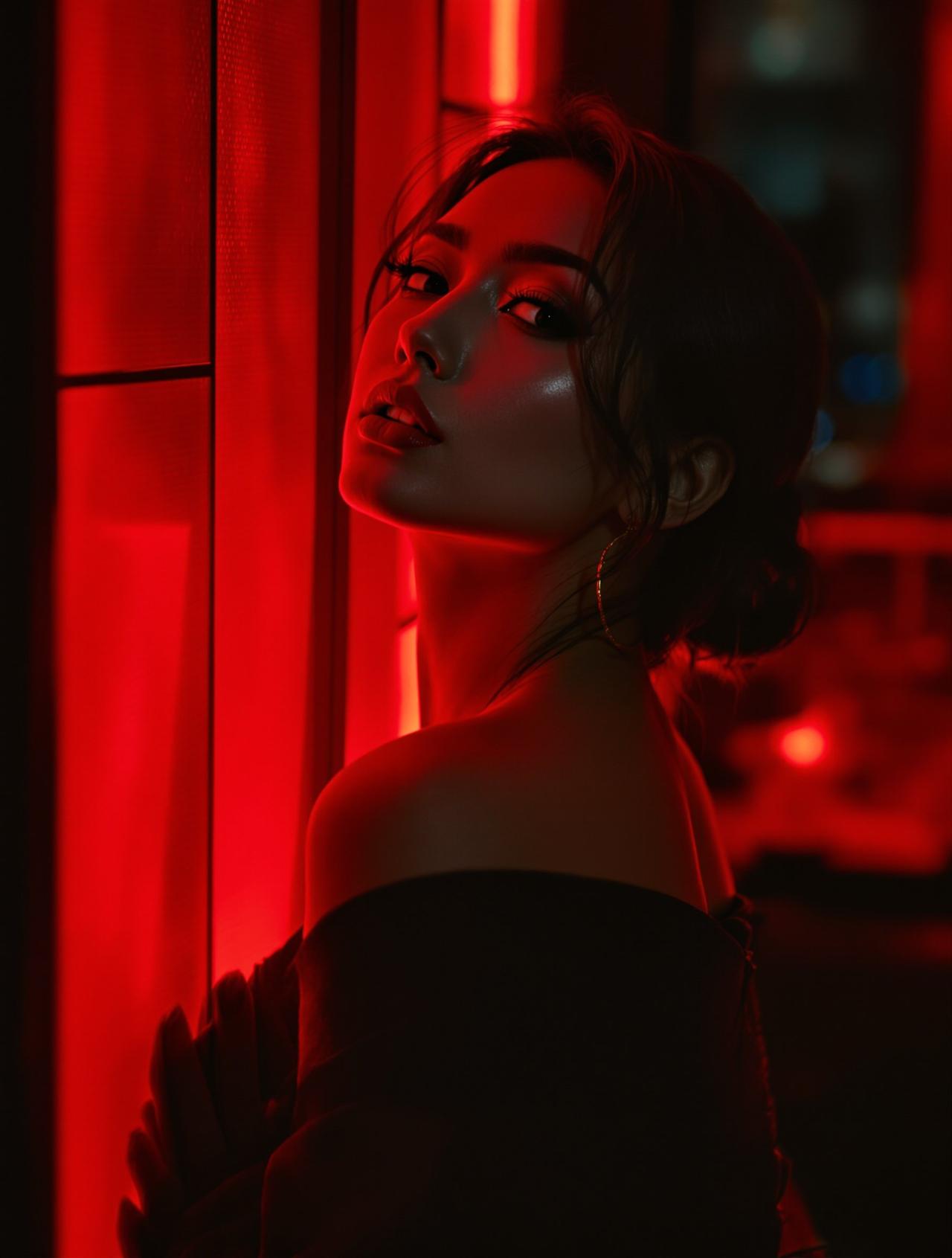 美女人体艺术写真禁欲系：极简空间